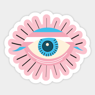 Trans look Sticker